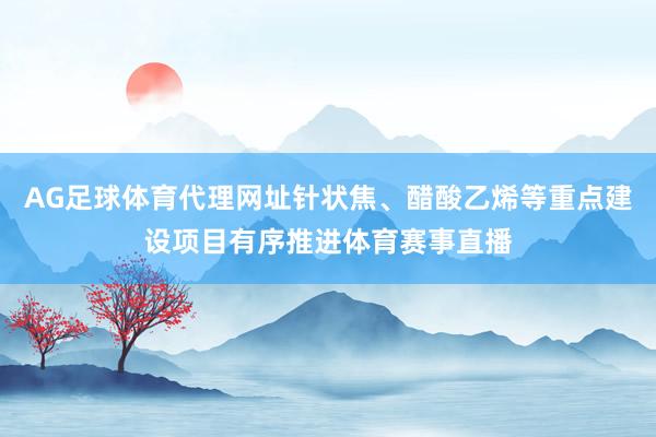 AG足球体育代理网址针状焦、醋酸乙烯等重点建设项目有序推进体育赛事直播