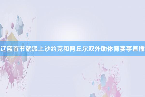 辽篮首节就派上沙约克和阿丘尔双外助体育赛事直播